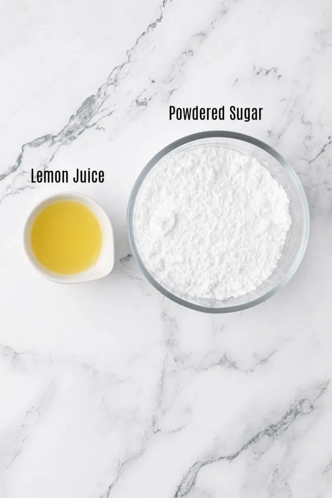 lemon icing ingredients