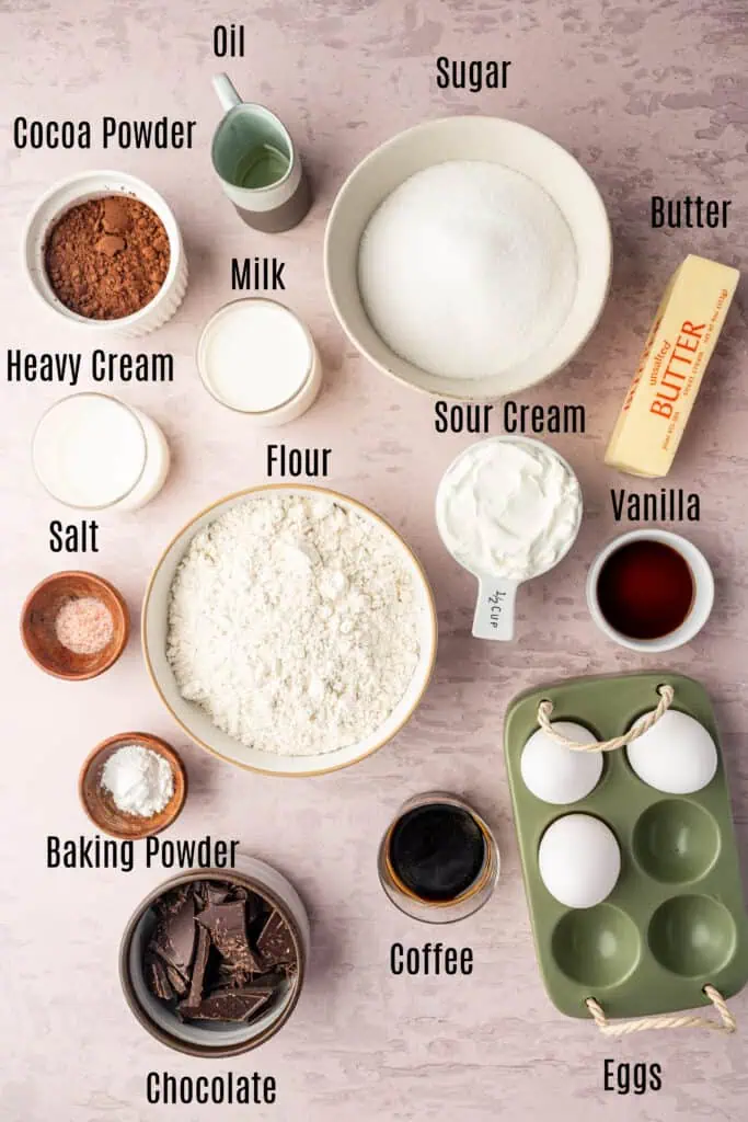 marble pound cake ingredients