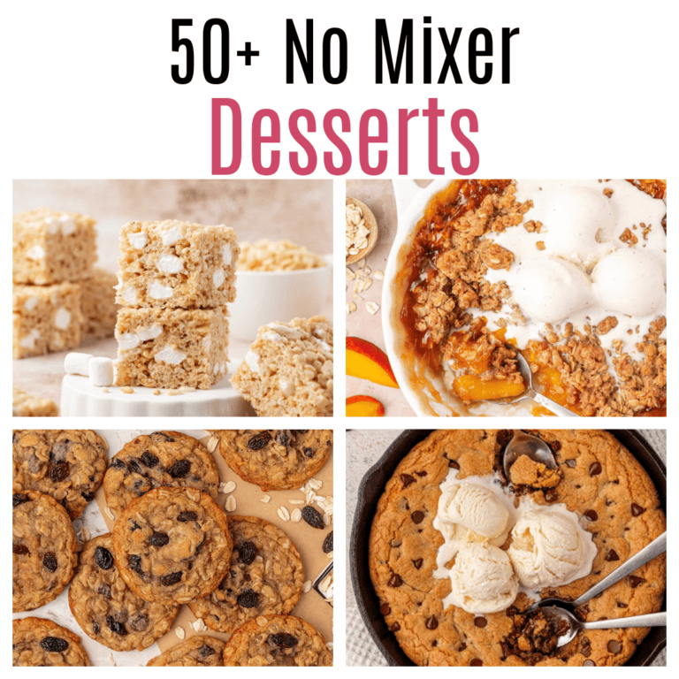 50+ No Mixer Desserts