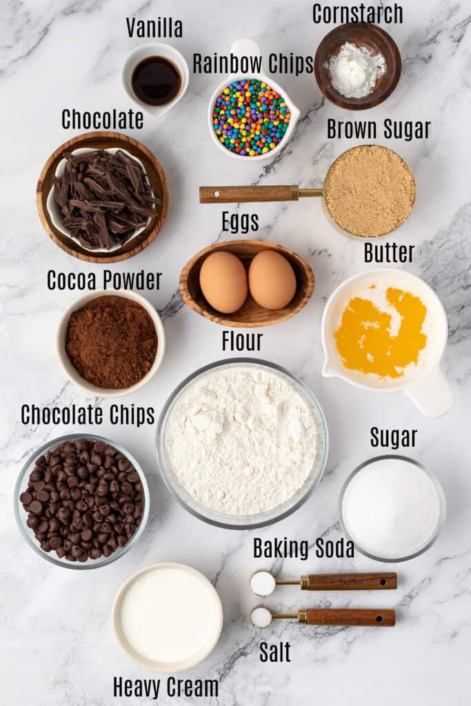 cosmic brownie cookies ingredients