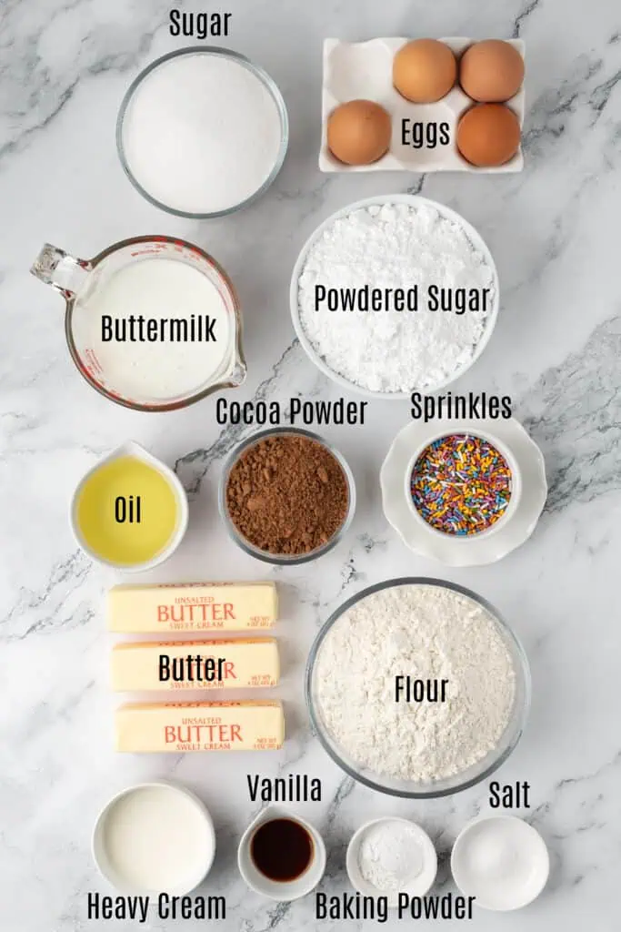 yellow cake ingredients