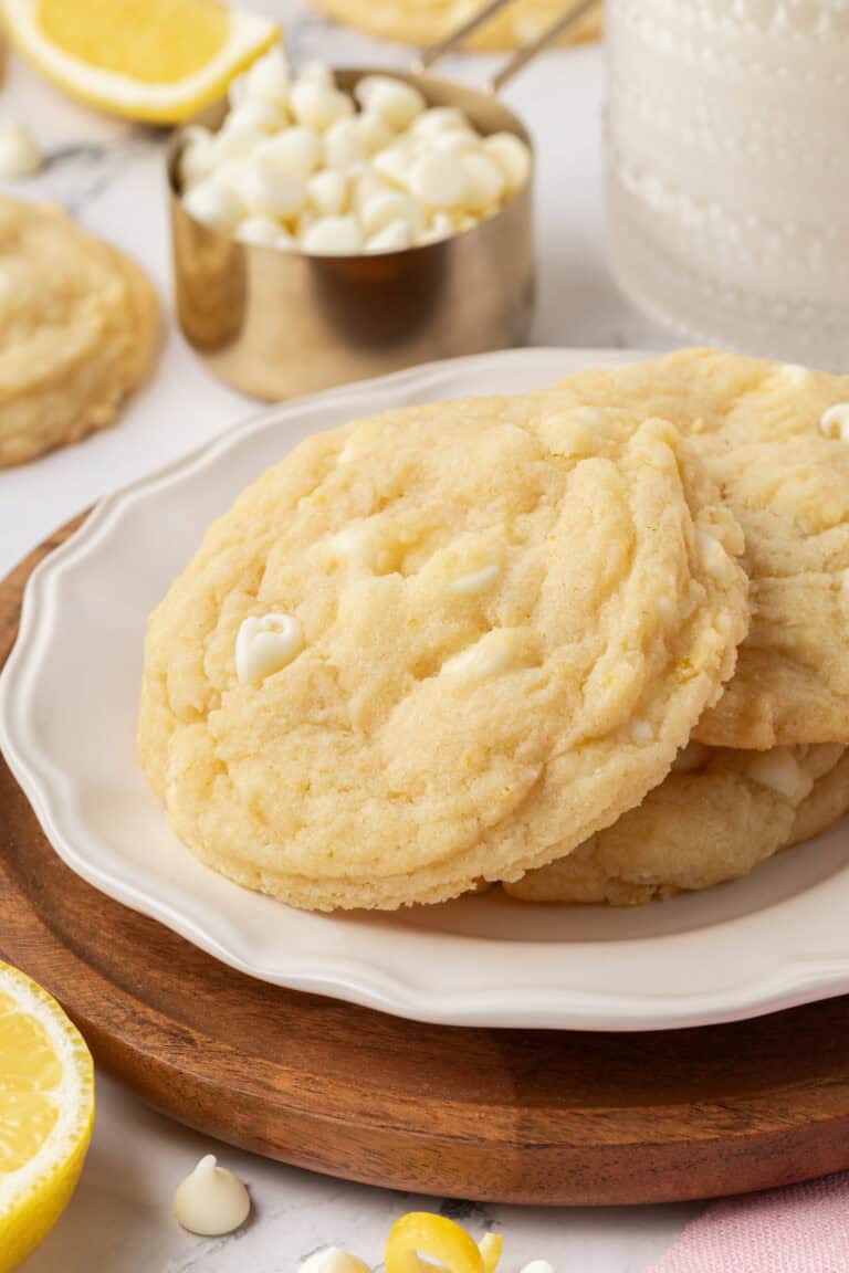 Lemon White Chocolate Chip Cookies