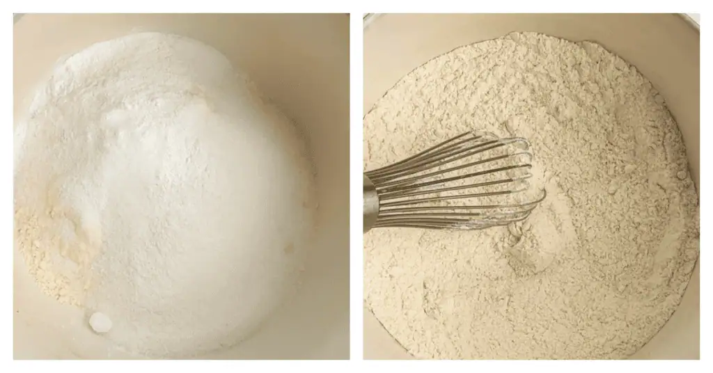 dry ingredients stirred together