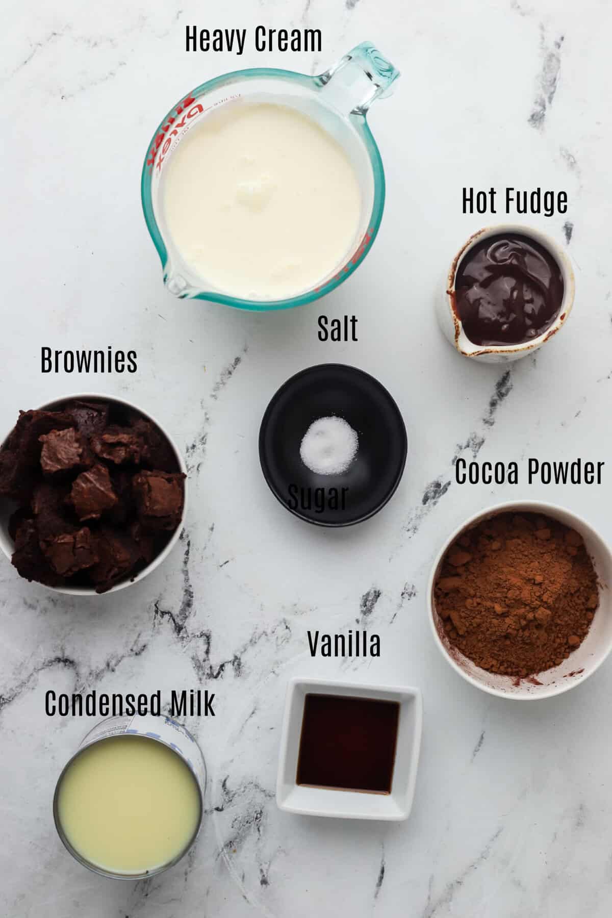 brownie fudge ice cream ingredients