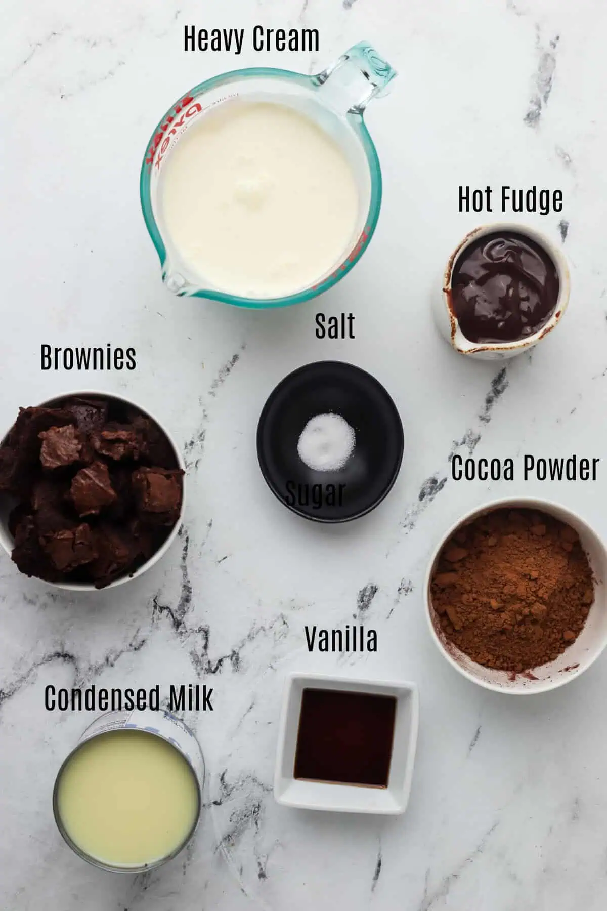 brownie fudge ice cream ingredients