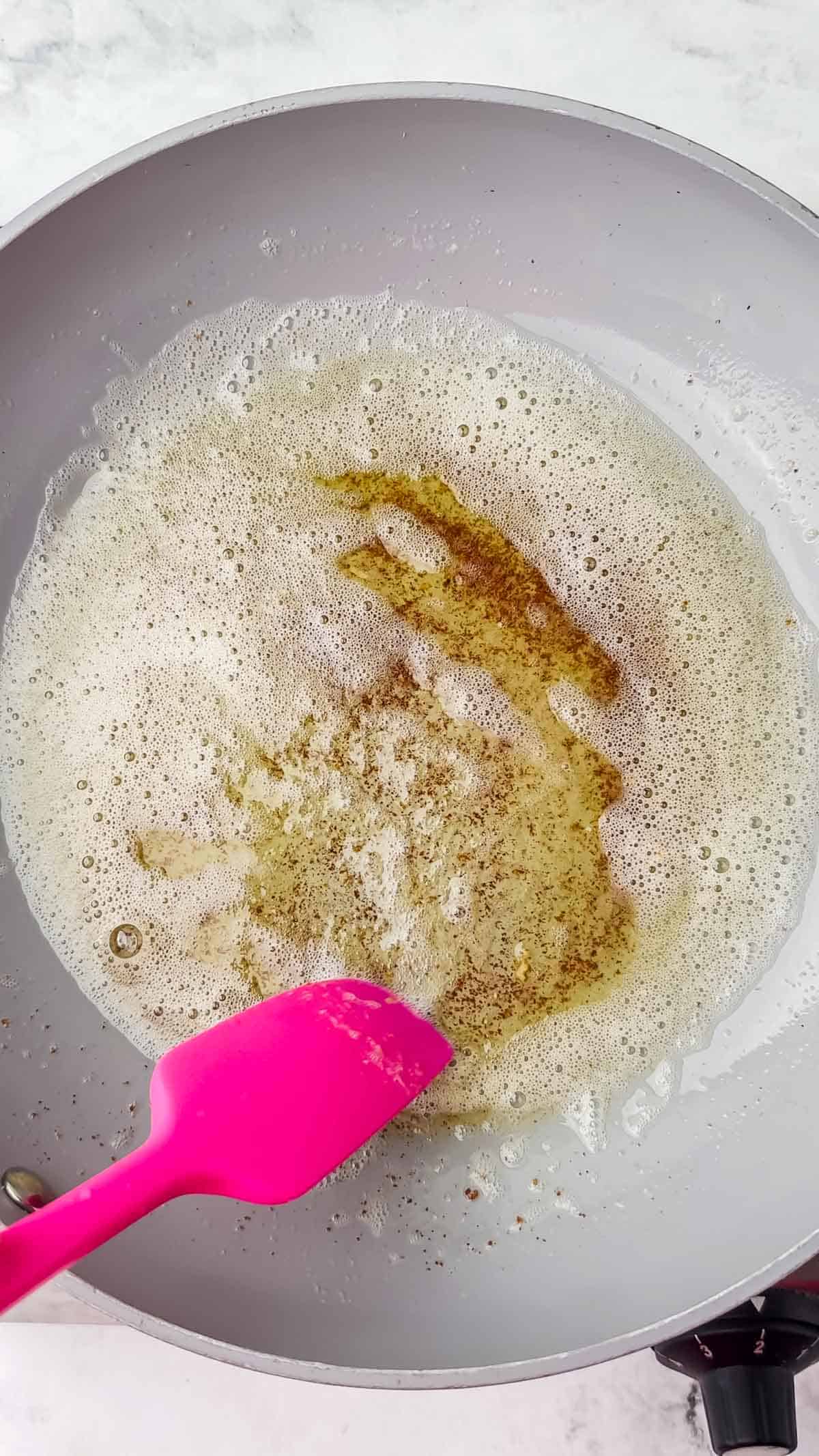 brown butter in a skillet
