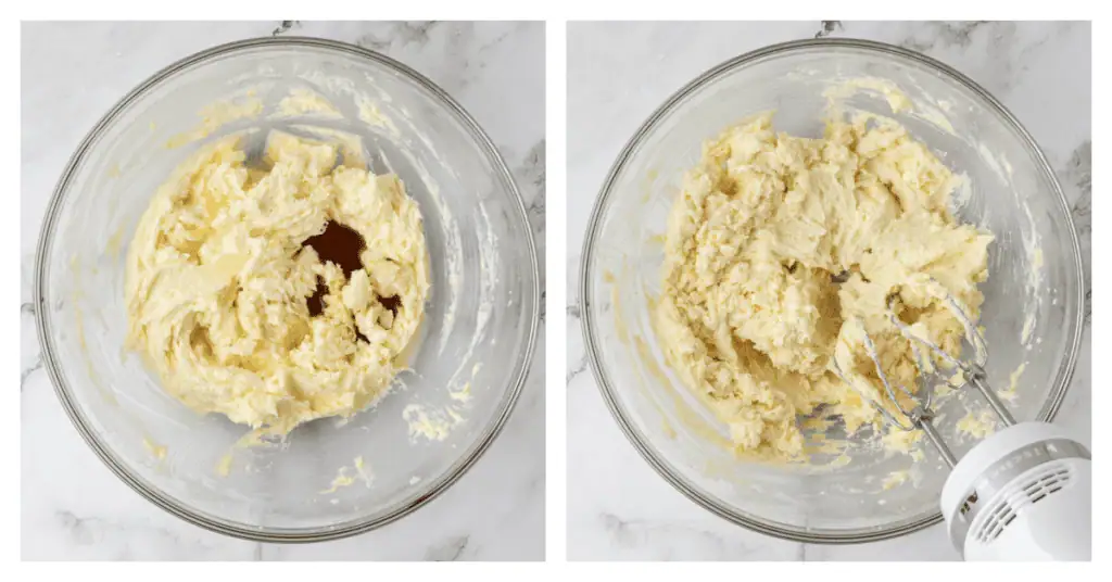 vanilla added to the cookie dough