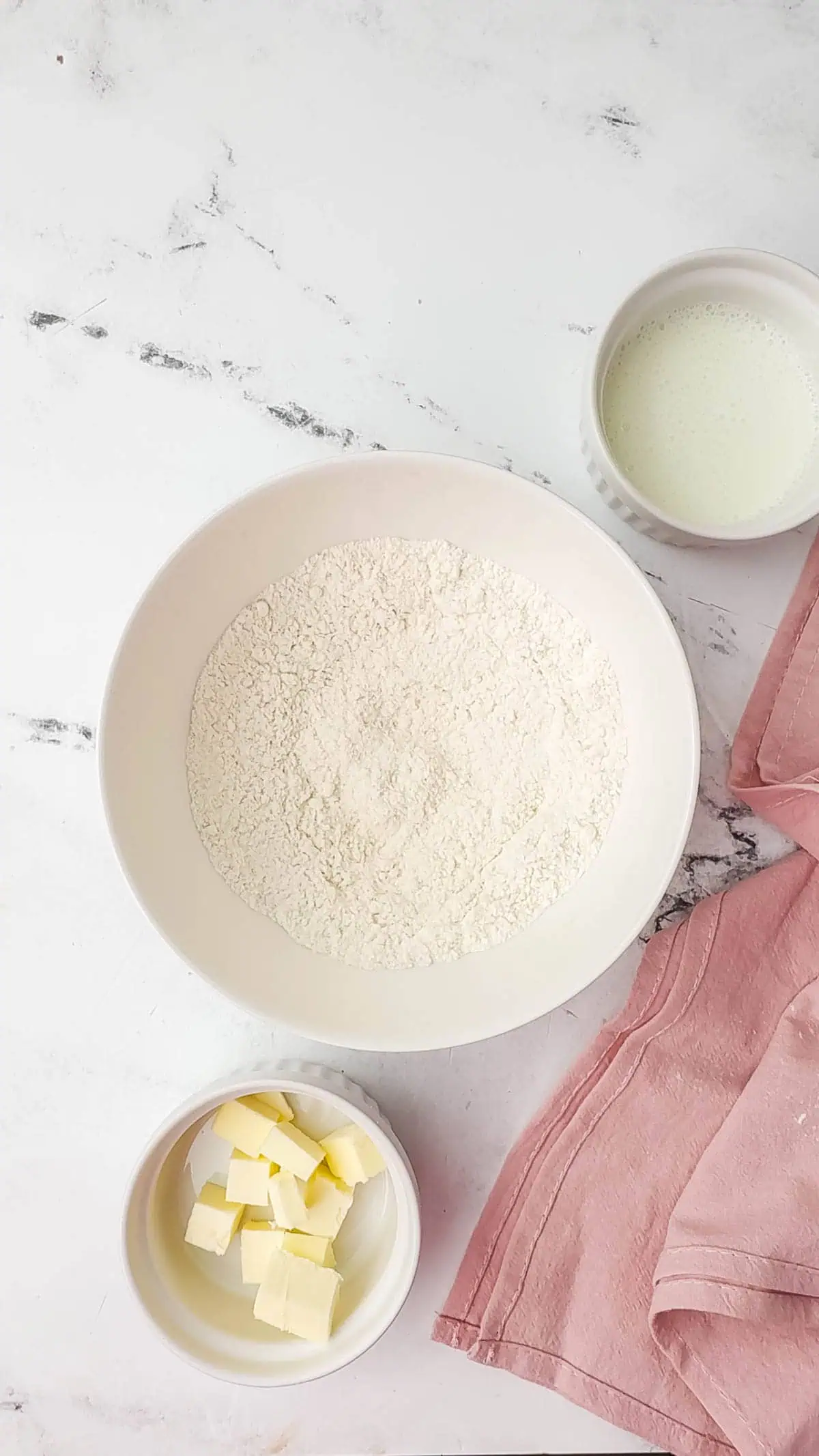 biscuit dry ingredients whisked together