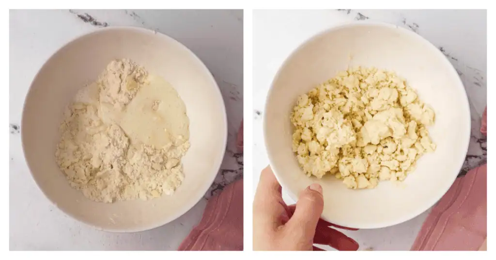 buttermilk added to biscuit topping