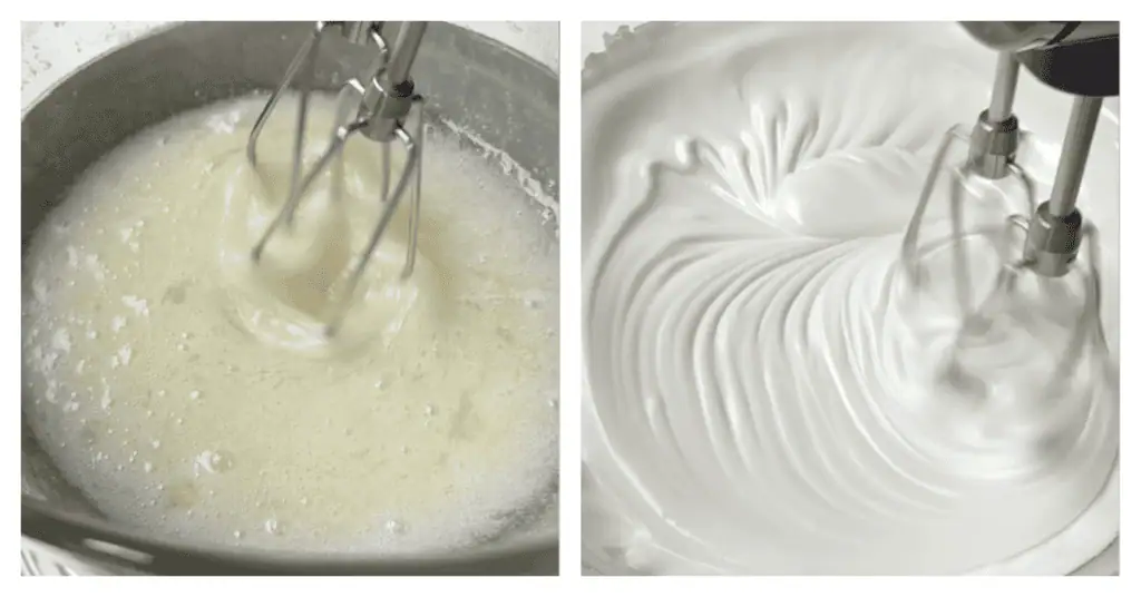 egg whites whipped