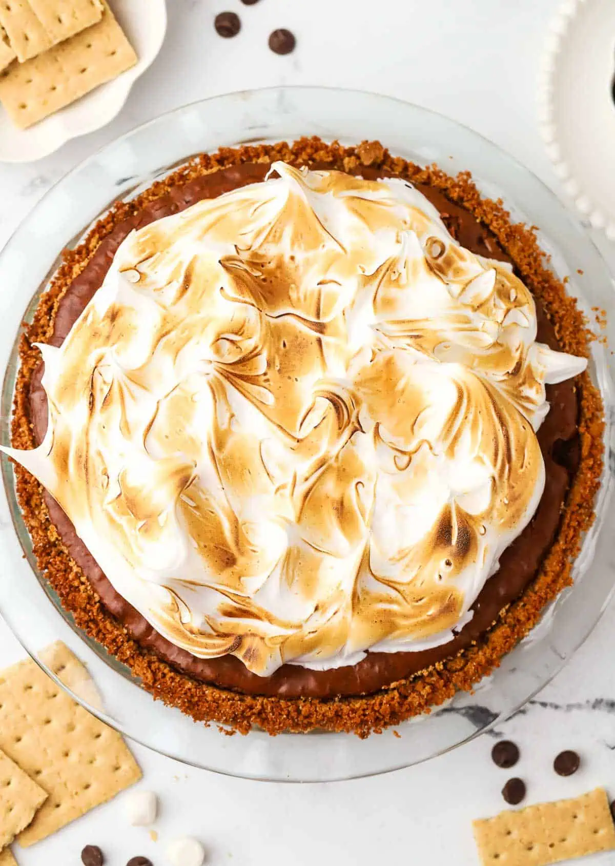 whole smores brownie pie