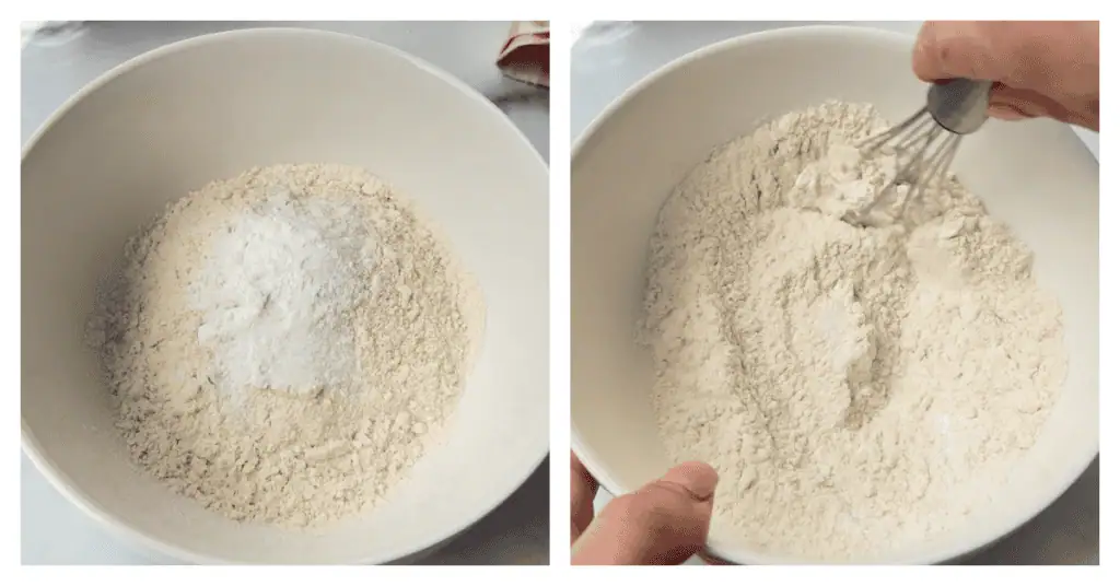 dry ingredients stirred together
