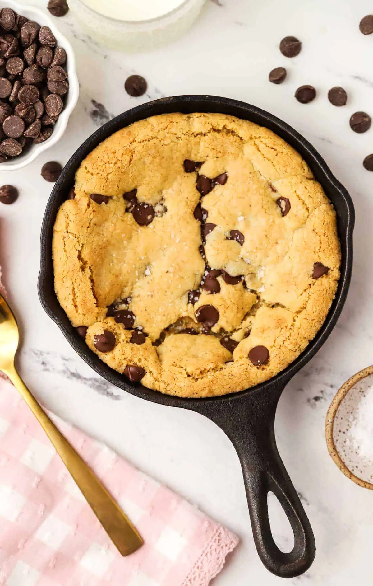 baked mini cookie skillet