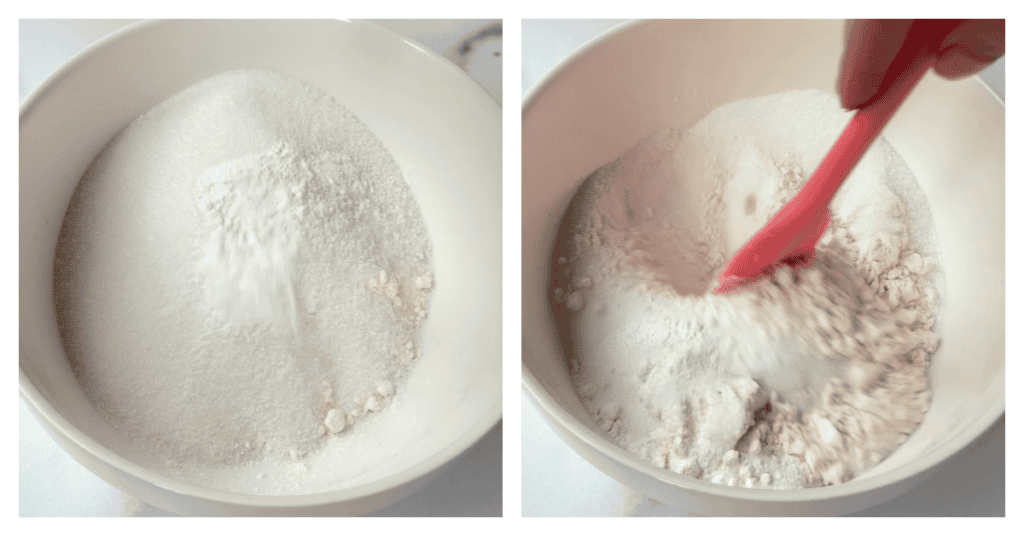 dry ingredients stirred together