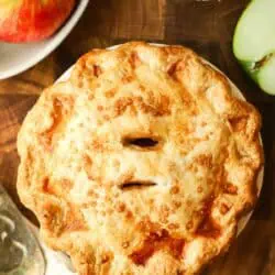 a whole 6-inch apple pie