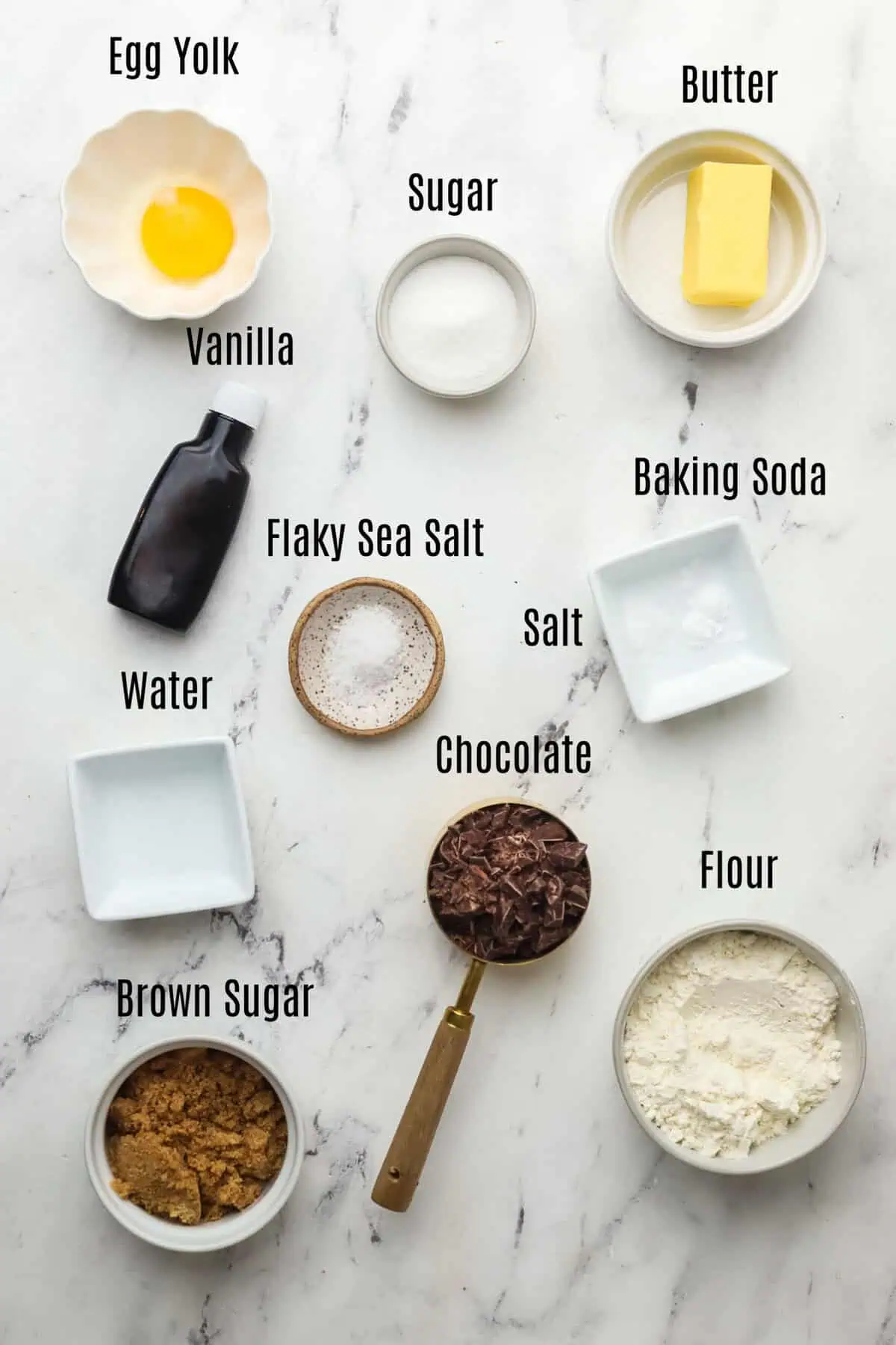 small batch brown butter cookies ingredients